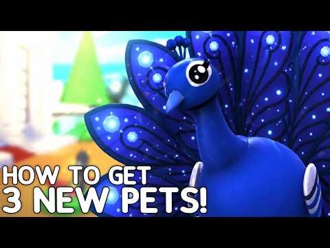 Adopt Me Peacock Update! 3 New Pets