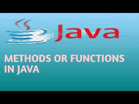 Methods or Functions in Java in Hindi Part 1 Lecture 43