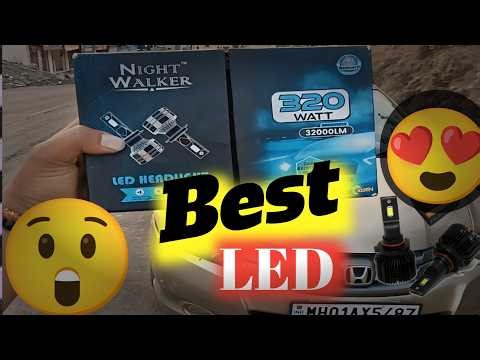 Crazy Night Visibility 😱 320W LED Headlight Upgrade 🔥🚗