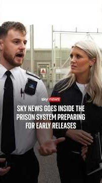 Sky News goes inside the prison system preparing for early releases