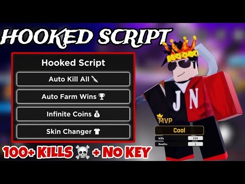 Hooked! OP SCRIPT - NO KEY | Auto Farm Wins, Auto Kill ALL, +100 Kills Gameplay | PASTEBIN 2026