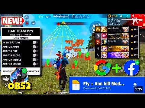 Free Fire HackFree Fire Headshot HackFreefire ModMenu Apk Auto kill + fly Hack FF Panel Hack