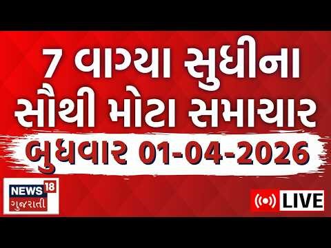 7 PM Gujarati News LIVE | ગુજરાતના આજના તમામ મહત્વના સમાચાર | Weather | Superfast | News18 Gujarati