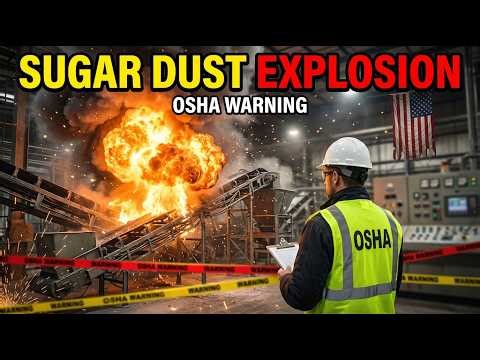 Sugar Dust Explosion Explained | Imperial Sugar Disaster & OSHA Combustible Dust Warning