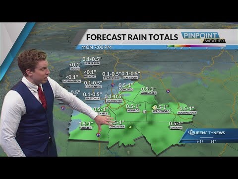 Much-needed rainfall coming to NC on cool Saturday