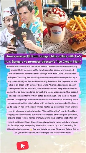 Eli Roth // Irv’s Burger CHILLS — Ice Cream Man PROMO Hits LA