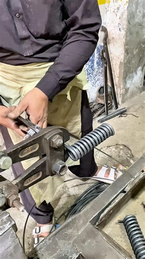 This Small Spring Handles Big Force 🔥⚙️#metalwork