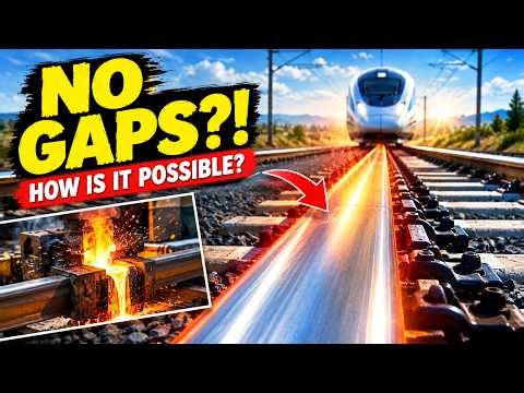 Why Modern Railway Tracks Have No Gaps: The Engineering Secret Explained!