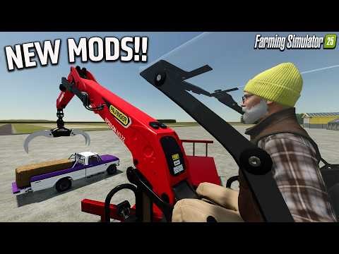 GINNING PAYS WELL?! NEW MODS/UPDATES (REVIEW/GUIDE) FARMING SIMULATOR 25