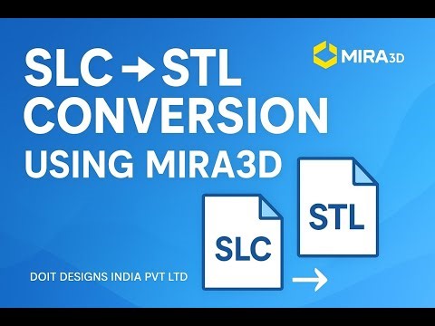 “Convert SLC to STL in Seconds | MIRA3D Jewelry CAD Software”