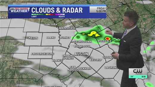 Isolated storms Friday and Saturday under warm and very humid pattern | KXAN forecast (April 23)