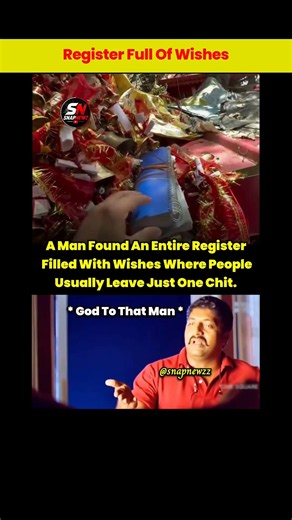 One Register, Endless Wishes | #snapnewzz #god #wishes #register #temple #devotional #spiritual