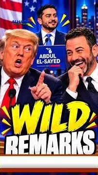 Jimmy Kimmel ROASTS Trump Over Abdul El-Sayed Remarks 😂