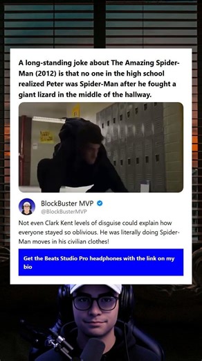 A long-standing joke about The Amazing Spider-Man 2012 is that no one in the high school realized Pe