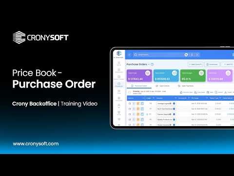 Pricebook | Purchase Order