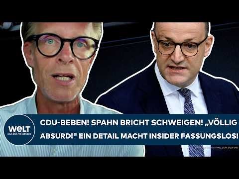DEUTSCHLAND: CDU-Beben! Spahn bricht Schweigen! "Völlig absurd!" Ein Detail verblüfft Polit-Insider!