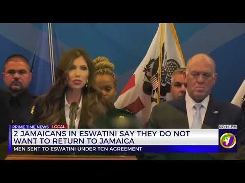 Two Jamaicans in Eswatini Say They Do Not Want To Return To Jamaica | TVJ News