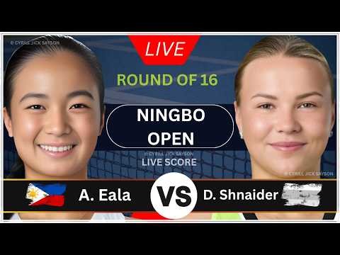 Alexandra Eala 🇵🇭 vs Diana Shnaider 🇷🇺 | Ningbo Open 2026 | LIVE SCORE, WATCHALONG & MATCH UPDATES 🎾
