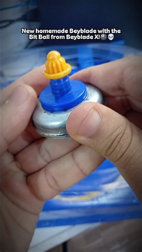 New Homemade Beyblade with the Beyblade X Bit Ball! 🎱💀