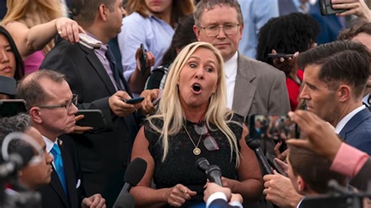 Marjorie’s Trump post surfaces – then attention intensifies