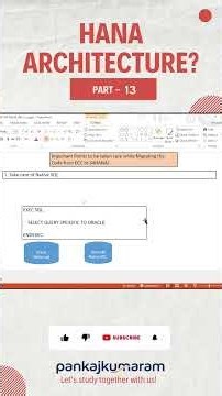 13 Hana Architecture? Part 13