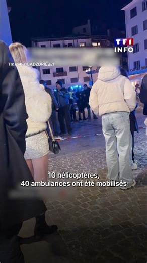 Incendie en Suisse : plusieurs dizaines de personnes présumées décédées｜TF1 INFO