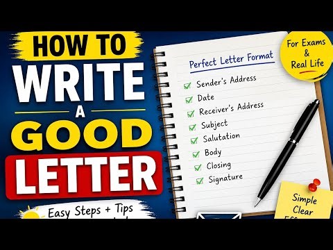 📩 Letter Writing Format | Class 10 English | Formal & Informal Letters 💯