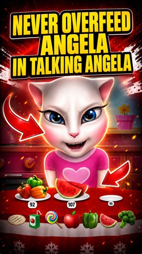 NEVER OVERFEED ANGELA IN TALKING ANGELA! 😱🐱🍔