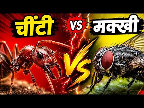 "Ant vs Fly 😱 Who Will Win This Crazy Fight?"