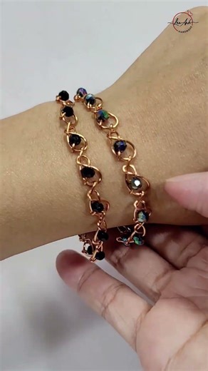 Simple chain link - Free tutorial video link above the title #shortsvideo #wireworks