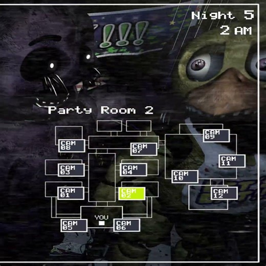 Purple Guy Vs Withered Chica FNaF 2 in Real Time Animated