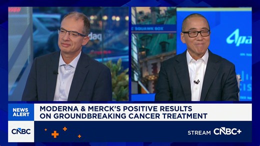 Watch CNBC's full interview with Moderna CEO Stephane Bancel & Merck Research Laboratories President Dr. Dean Li