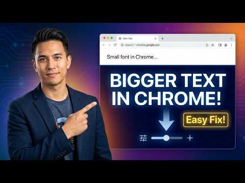 How to Change Font Size in Google Chrome (Updated 2026 Step-by-Step Beginner Guide)