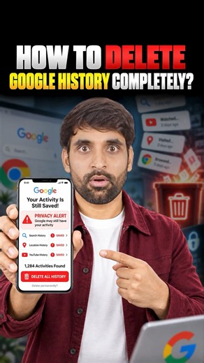Google History ని Complete గా Delete చేయడం ఎలా? 😳#iSmartShiva #GoogleHistory #GooglePrivacy