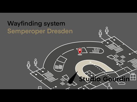 Wayfinding system for the Semperoper in Dresden – Animated short film by Studio Gourdin