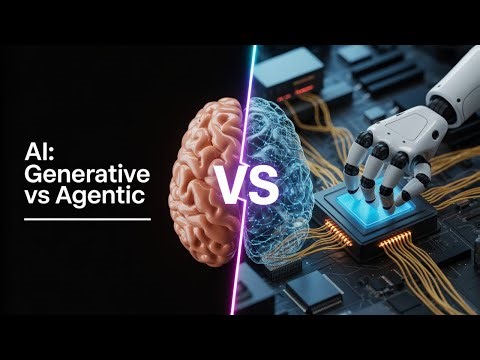 Generative vs Agentic AI: Shaping the Future of AI Collaboration