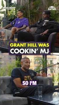 Grant Hill was giving MJ buckets in the Space Jam bubble... 👀