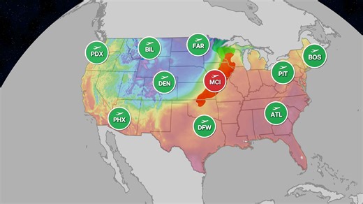Where weather could cause travel troubles this weekend