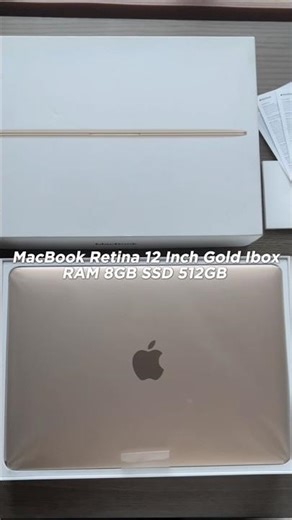 MacBook Retina 12 Inch Gold Ibox #macbook12 #macbookretina #macbookgold #macbookssd #applelaptop