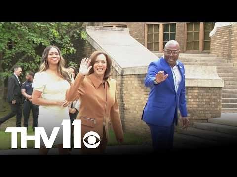 Former Vice President Kamala Harris visits Central High School ahead of keynote address