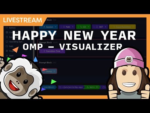 Live Coding - Oh My Posh - Visual Configurator! Hello 2026! Let's Go!