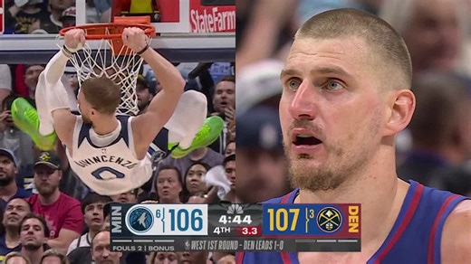 Final 5:50 WILD GAME 2 ENDING #6 Timberwolves vs #3 Nuggets | April 20, 2026