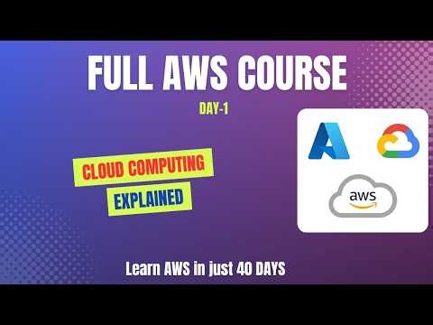 Cloud Computing Explained for Beginners | IaaS vs PaaS vs SaaS | AWS Course Day 1