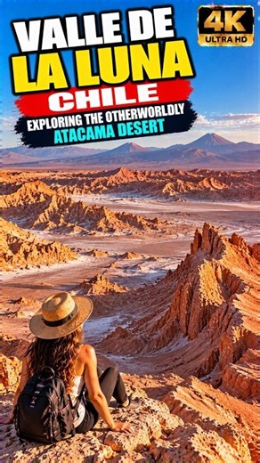 Valle de la Luna Chile 4K | Exploring the Otherworldly Atacama Desert
