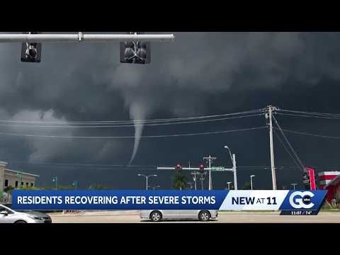 Reported tornado in Cape Coral during Friday's severe thunderstorms