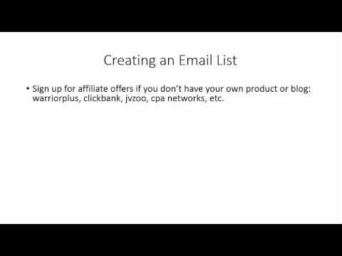 How To Create a High Responsive Email List