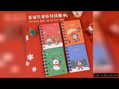 Cute Gift Christmas Coil Book for Students, Portable Message Notepad, High-looking Christmas Atmosph