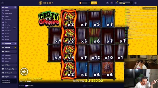 SteveWillDoit hit a Max win on Crazy Ex Girlfriend while Togi was on the Call the vibes were Insane 😱