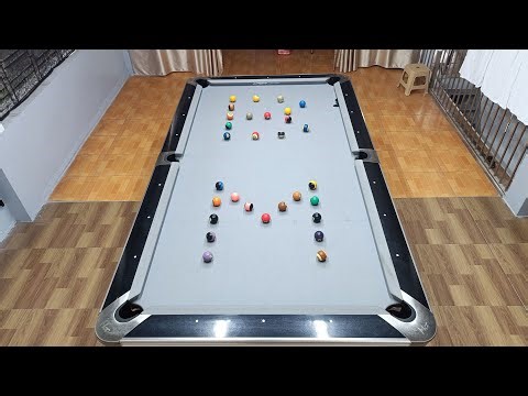 Letter BM with 30 Balls | One Shot Pool Challenge