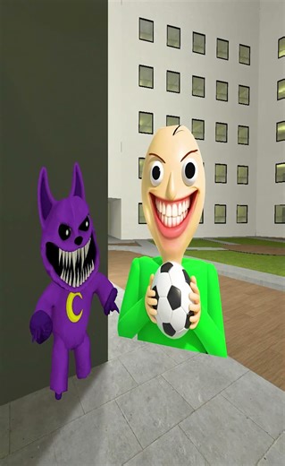 Baldi Stole The Ball From CatNap In Liminal Hotel Garry's Mod GMOD